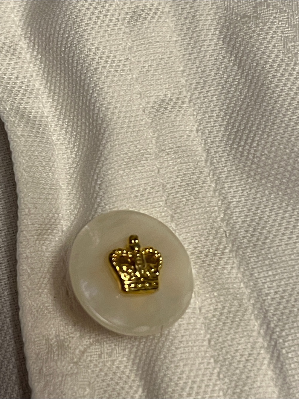 Escada White Long-Sleeve Dress Shirt, set of 2 whites, size 6 USA , cotton - Picture 8 of 17